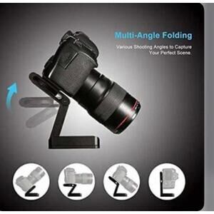 Z Flex Tilt Tripod Head Aluminum Alloy Folding Z Tilt Head Plate Stand Holder f